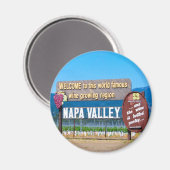 Land Napa Valley Wine Magneet (Voorkant / Achterkant)