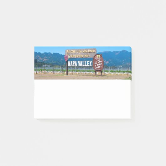 Land Napa Valley Wine Post-it® Notes (Voorkant)