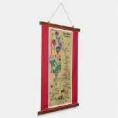 Land Napa Wine Hangend Wandkleed (Gebogen)