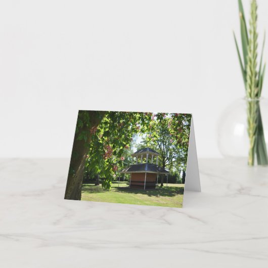 Land" Notecard het "van het park Kaart (Voorkant)