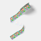 Land-o-Mermaids Grosgrain Lint (Achterkant)