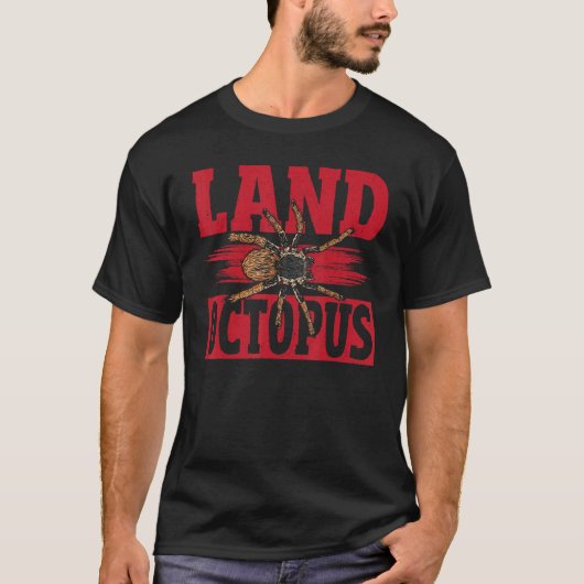 Land Octopus Tarantula Spider T-shirt (Voorkant)