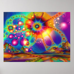 Land of Psychedelic Illuminations - Poster