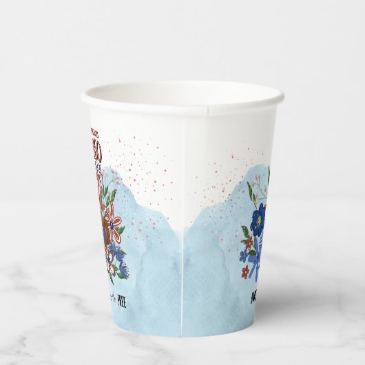 Land of the Free - Amerikaanse 250e Celebration Cu Papieren Bekers (Rechts)