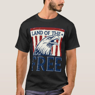 Land of the Free - Amerikaanse adelaar T-shirt