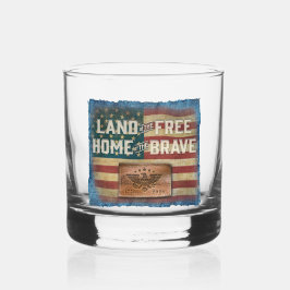 Land of the Free - Rocks Glass Whisky Glas