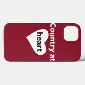 Land op het hart Case-Mate iPhone case (Achterkant (horizontaal))
