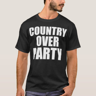Land over partij t-shirt