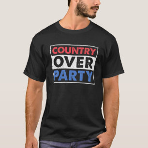 Land over partij Vintage T-shirt