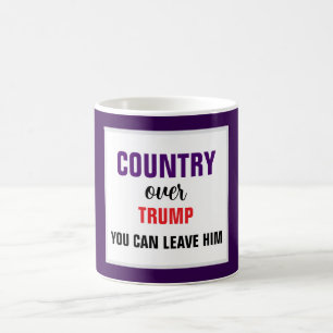 Land over Trump: je kunt hem verlaten Koffiemok