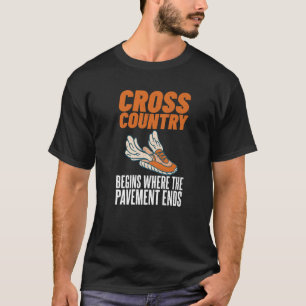 Land overschrijden begint waar de prijs eindigt t-shirt