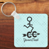 Land overschrijden - CC actief Sleutelhanger (Voorkant)