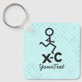 Land overschrijden - XC actief Sleutelhanger (Voorkant)