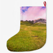 Land overschrijdend grote kerstsok (Achterkant)