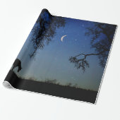 Land Paarden en Moon Cadeaupapier (Uitgerold)