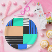 Land. Papieren Bordje (Feest)