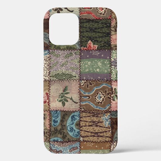 Land patchwork quilt, 3D textuur. Case-Mate iPhone Case (Achterkant)