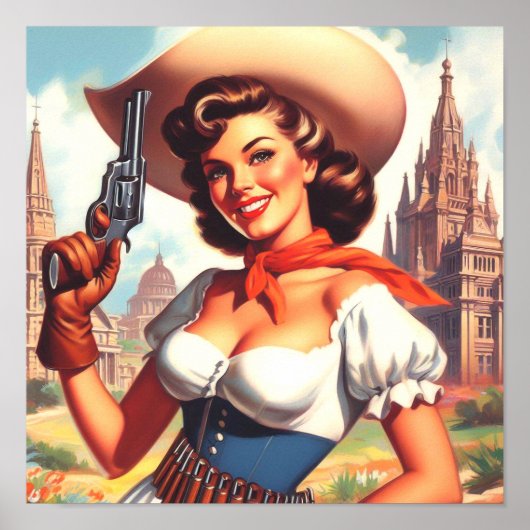 land Pin-up Poster (Voorkant)