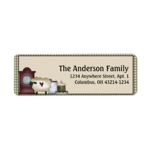 Land Prim Scene 1 Return Address Labels