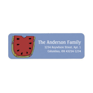 Land Prim Watermelon Return Address Labels