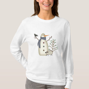 Land Primitief Snowman Shirt