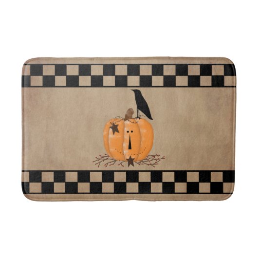 Land Primitive Pumpkin Bath Mat (Voorkant)