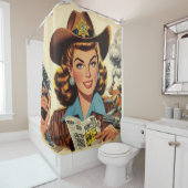  land pulp meisje douchegordijn (In situ)