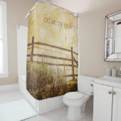 Land Quiet-hek en -scène Douchegordijn (In situ)