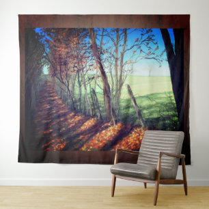 Land Road - Fine Art Landscape Print Tapestry Wandkleed