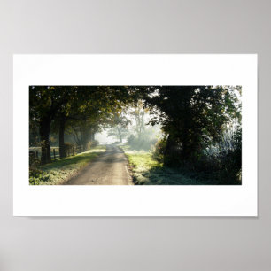 Land Road in Cheshire Poster