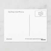 Land Road Open Range Wyoming Briefkaart (Achterkant)