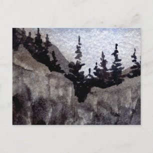 Land Roads Briefkaart "Rock Cliff #1"