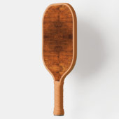 Land roesthout, getextureerd pickleball paddle (Links)