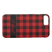 Land rood en zwarte vlecht Case-Mate iPhone case (Achterkant (Horizontaal))