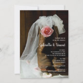 Land Roos en Cowboy Boots Westerne bruiloft Kaart (Voorkant)