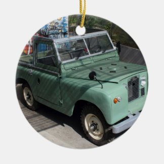 Land Rover Series II SWB Keramisch Ornament