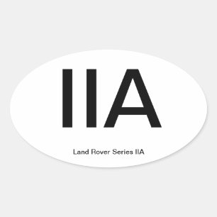 Land Rover Series IIA ovaal Ovale Sticker