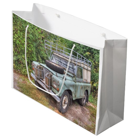 Land Rover Series III 109 Large Cadeautasje (Voorkant Gekanteld)