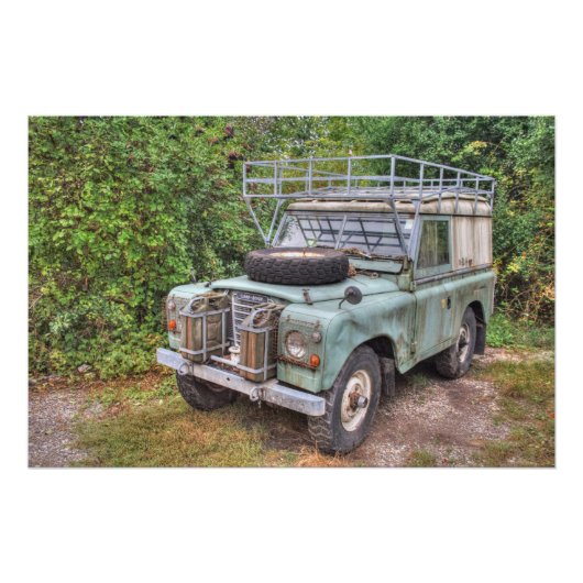 Land Rover Series III 109 Perfect Poster (Voorkant)