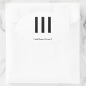 Land Rover Series III ovaal Ovale Sticker (Tas)