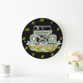 Land Rover Series Wall Clock Grote Klok (Huis)