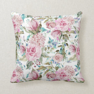 land Roze Blauwgroen lavendel Kussen