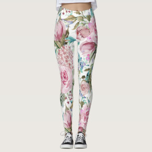  land Roze Blauwgroen lavendel Leggings