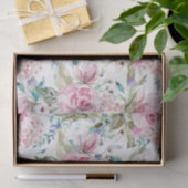 land Roze Blauwgroen lavendel Tissuepapier (Geschenk)