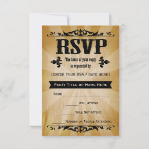  land RSVP Reply Kaarten Kaartje