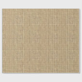 Land Rustic Burlap Cadeaupapier (Vlak)
