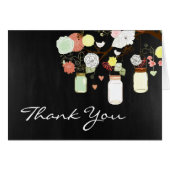 Land Rustic Mason Jar Hartelijk dank (Voorkant Horizontaal)