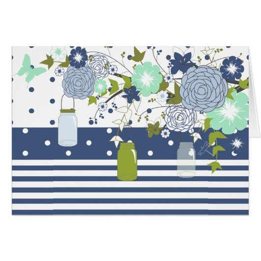 Land Rustic Mason Jar Hartelijk dank (Voorkant Horizontaal)