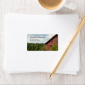 Land Rustic Red Barn Etiket (Insitu)