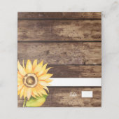Land Rustic Sunflower Wedding (Buitenkant ongevouwen)
